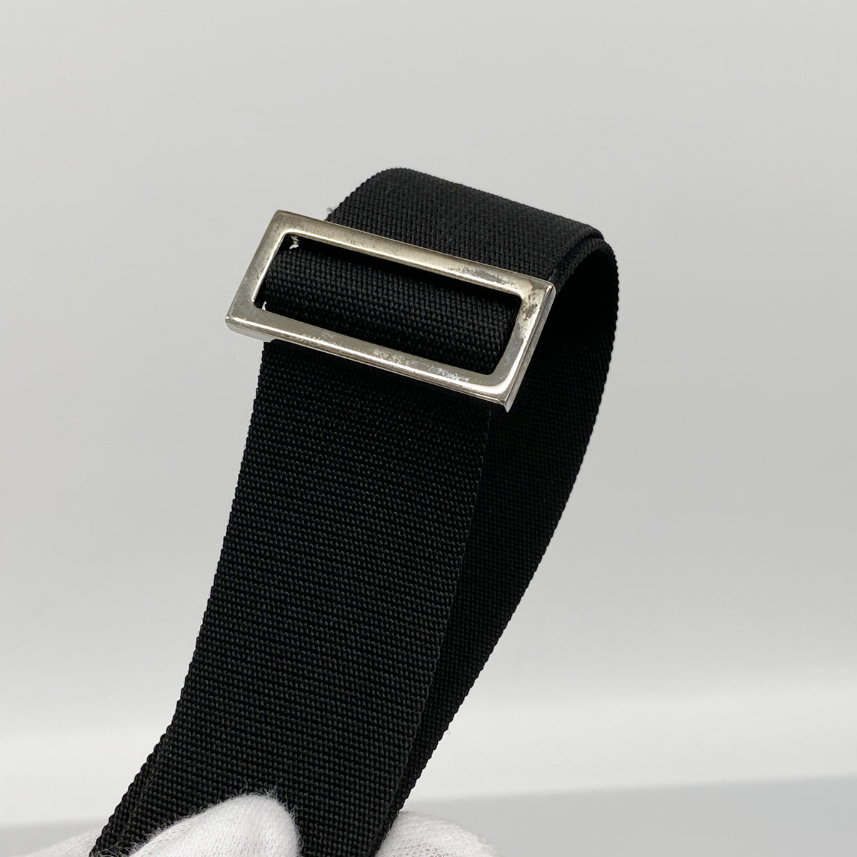 【6kb1729】グッチ ウエストバッグ 28566 デニム ブラック シルバー金具【中古】メンズ レディース ユニセックス