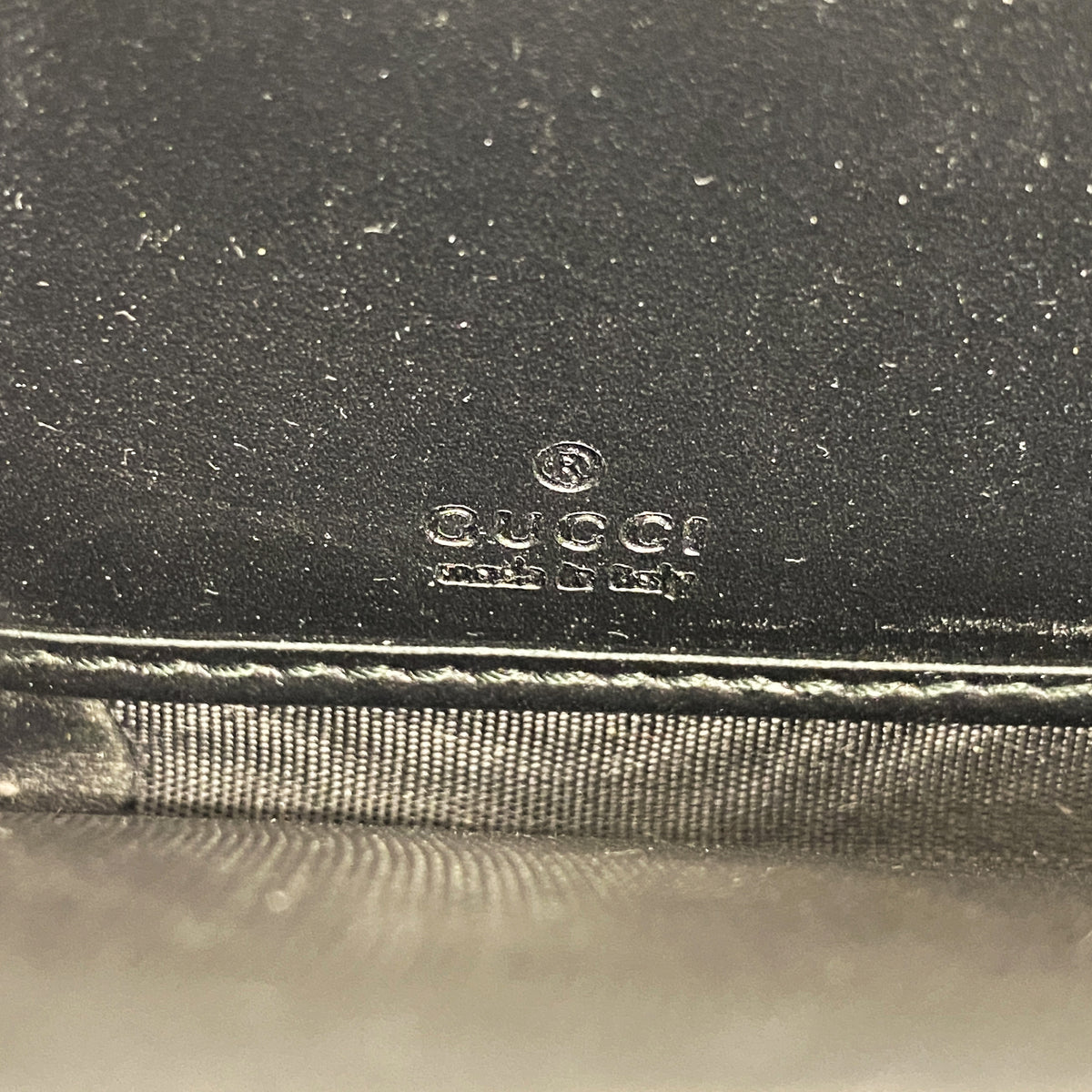 【6kb1730】グッチ 長財布 GGスプリーム 451273 PVC ブラック シルバー金具【中古】メンズ