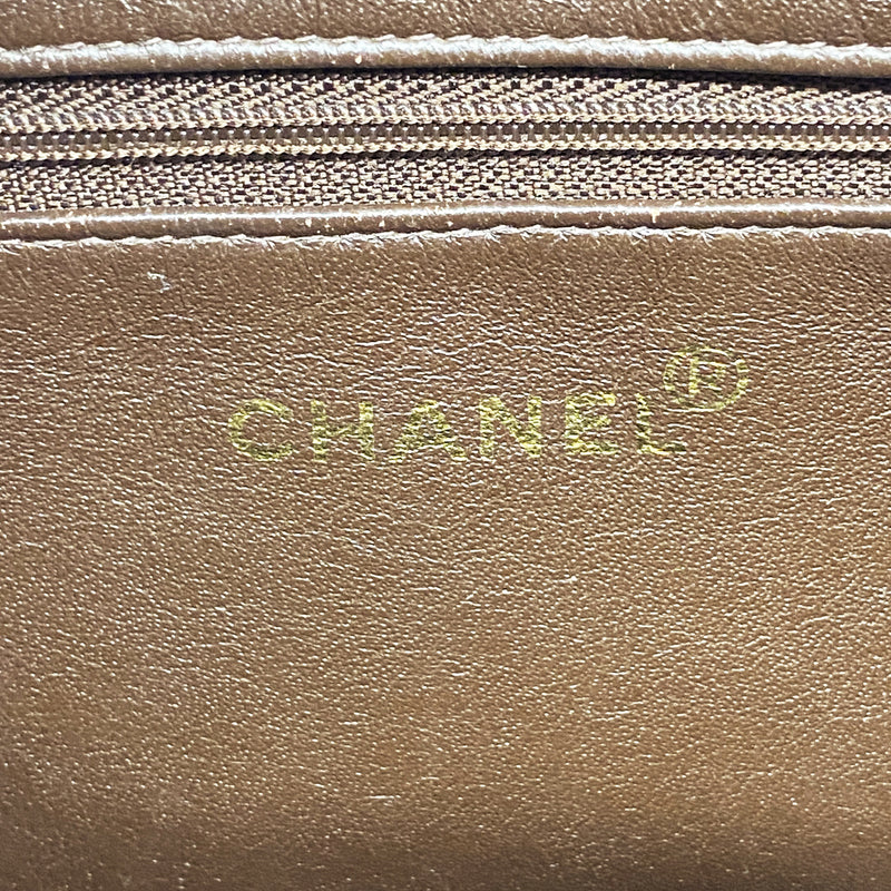 【6kb1732】シャネル トートバッグ 復刻トート スウェード ブラウン ゴールド金具【中古】レディース