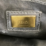 【6kb1737】フェンディ ハンドバッグ ミニピーカブー レザー ブラック ゴールド金具 2wayバッグ【中古】レディース
