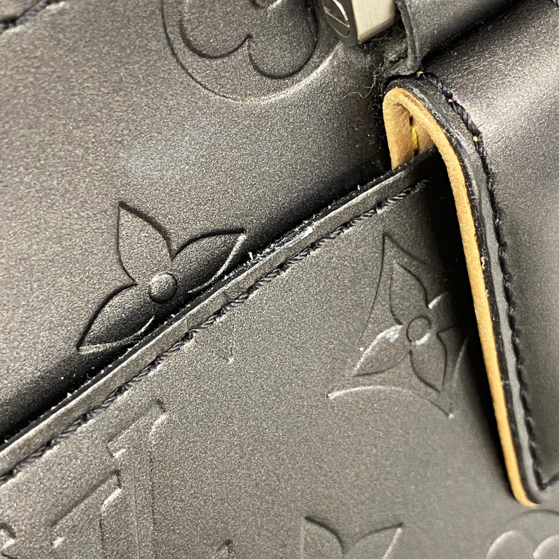 【6kb1742】ルイヴィトン ハンドバッグ モノグラム・マット シェルトン M55172 ノワール【中古】レディース