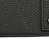 【6kb1746-g】エルメス ハンドバッグ オータクロア50マルチポケット トゴ ブラック シルバー金具 W刻印【中古】メンズ