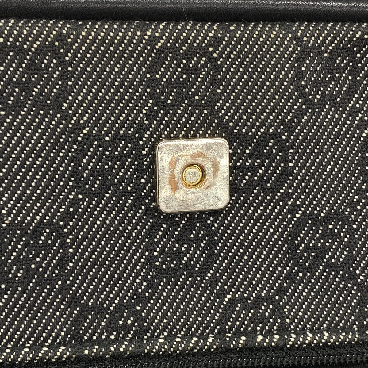 【6kb1760】グッチ トートバッグ 92731 デニム ブラック ゴールド金具【中古】レディース