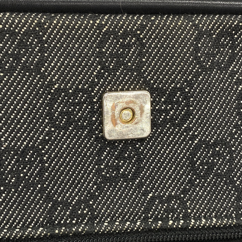 【6kb1760】グッチ トートバッグ 92731 デニム ブラック ゴールド金具【中古】レディース