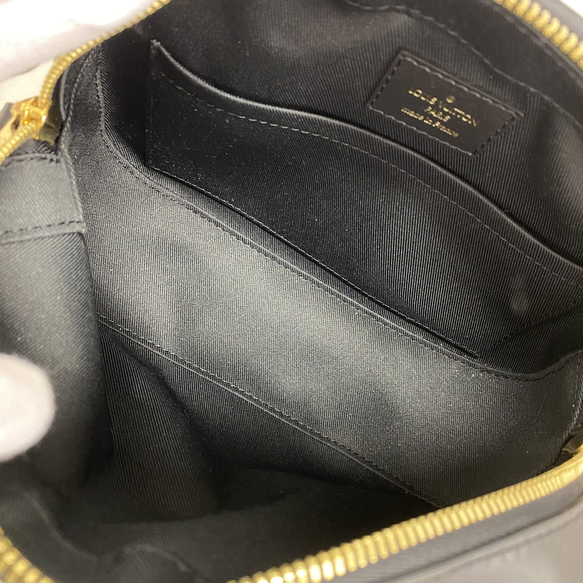 【6kb1771】ルイヴィトン ショルダーバッグ モノグラム サントンジュ M43555 ブラウン ブラック【中古】レディース
