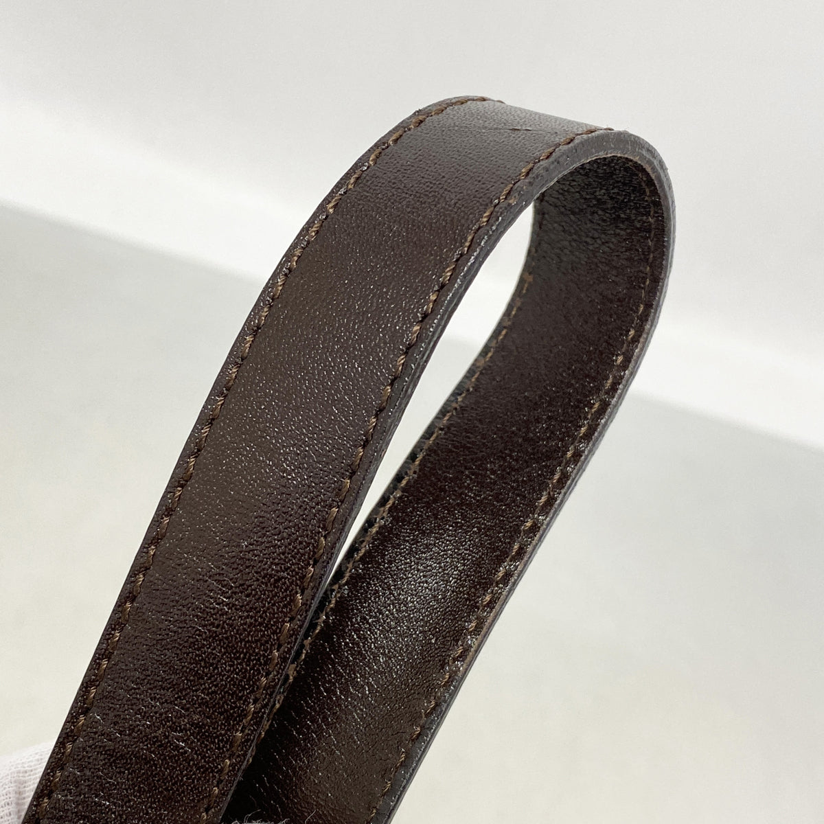 【6kb1788】フェンディ ハンドバッグ ズッカ マンマバケット ナイロンキャンバス ブラウン シルバー金具【中古】レディース