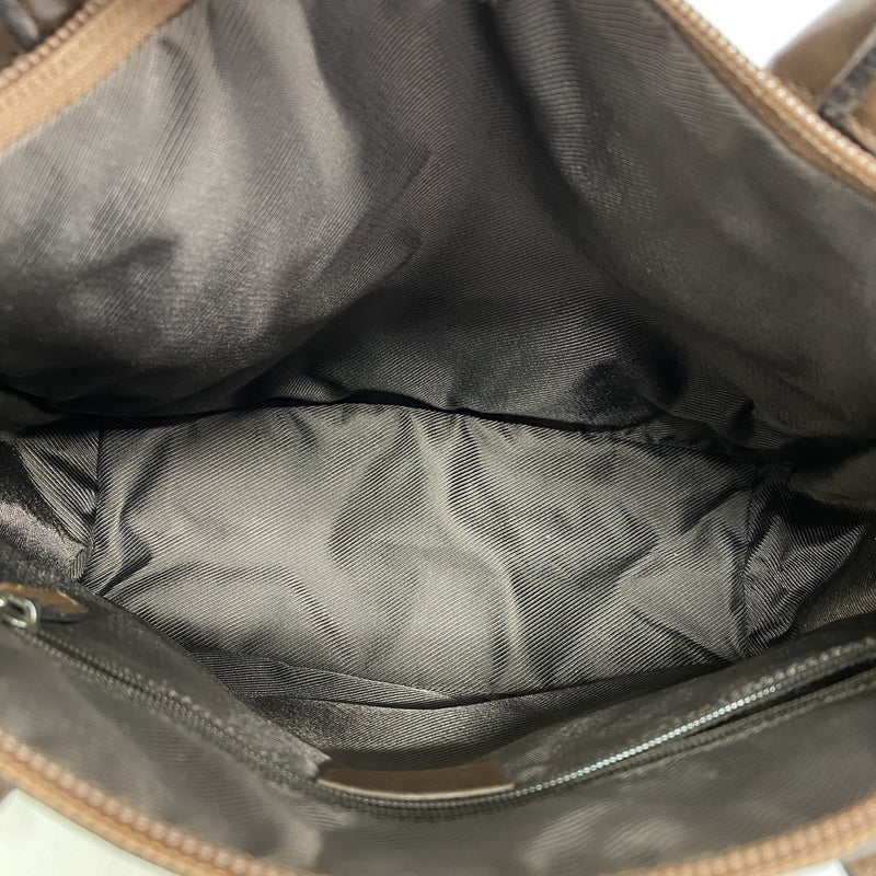 【6kb1791】グッチ トートバッグ GGキャンバス 000 0855 キャンバス ベージュ シルバー金具【中古】レディース