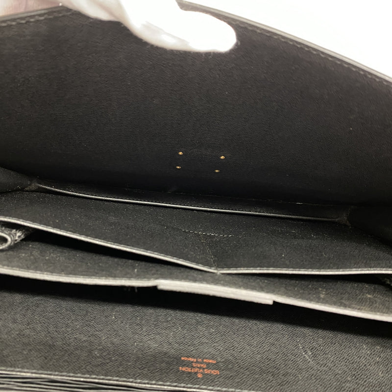 【6kb1796】ルイヴィトン ビジネスバッグ エピ セルヴィエットアンバサダー M54412 ノワール【中古】メンズ