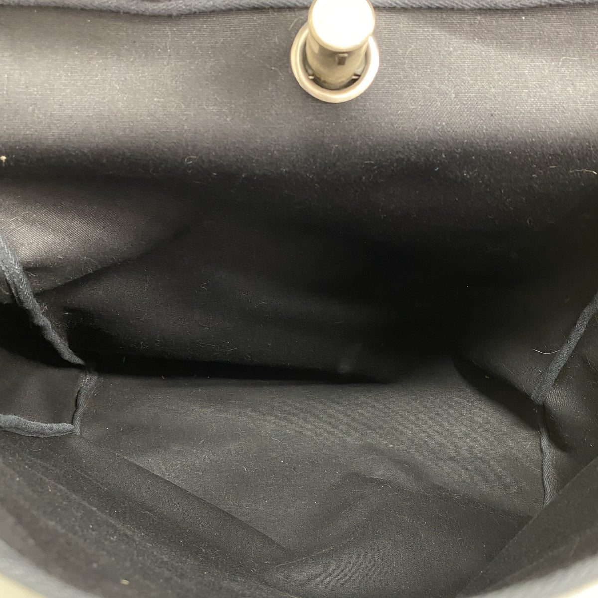【6kb1801】エルメス ハンドバッグ エールバッグMM トワルオフィシエ ブラック シルバー金具 □C刻印 2wayバッグ【中古】レディース