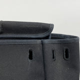 【6kb1801】エルメス ハンドバッグ エールバッグMM トワルオフィシエ ブラック シルバー金具 □C刻印 2wayバッグ【中古】レディース