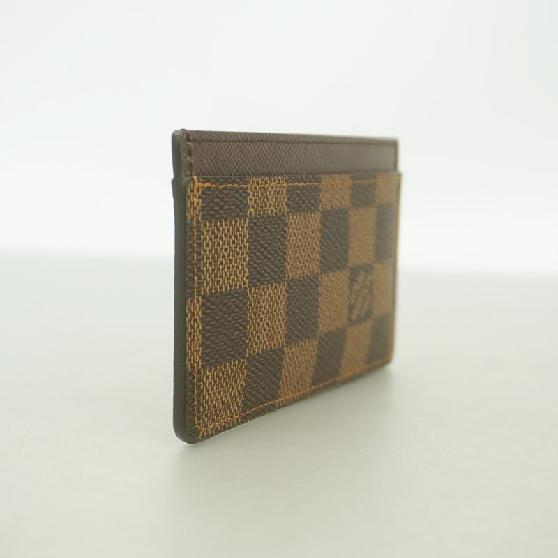 【6kb1820】ルイヴィトン カードケース ダミエ ポルトカルトサーンプル N61722 エベヌ【中古】メンズ レディース ユニセックス