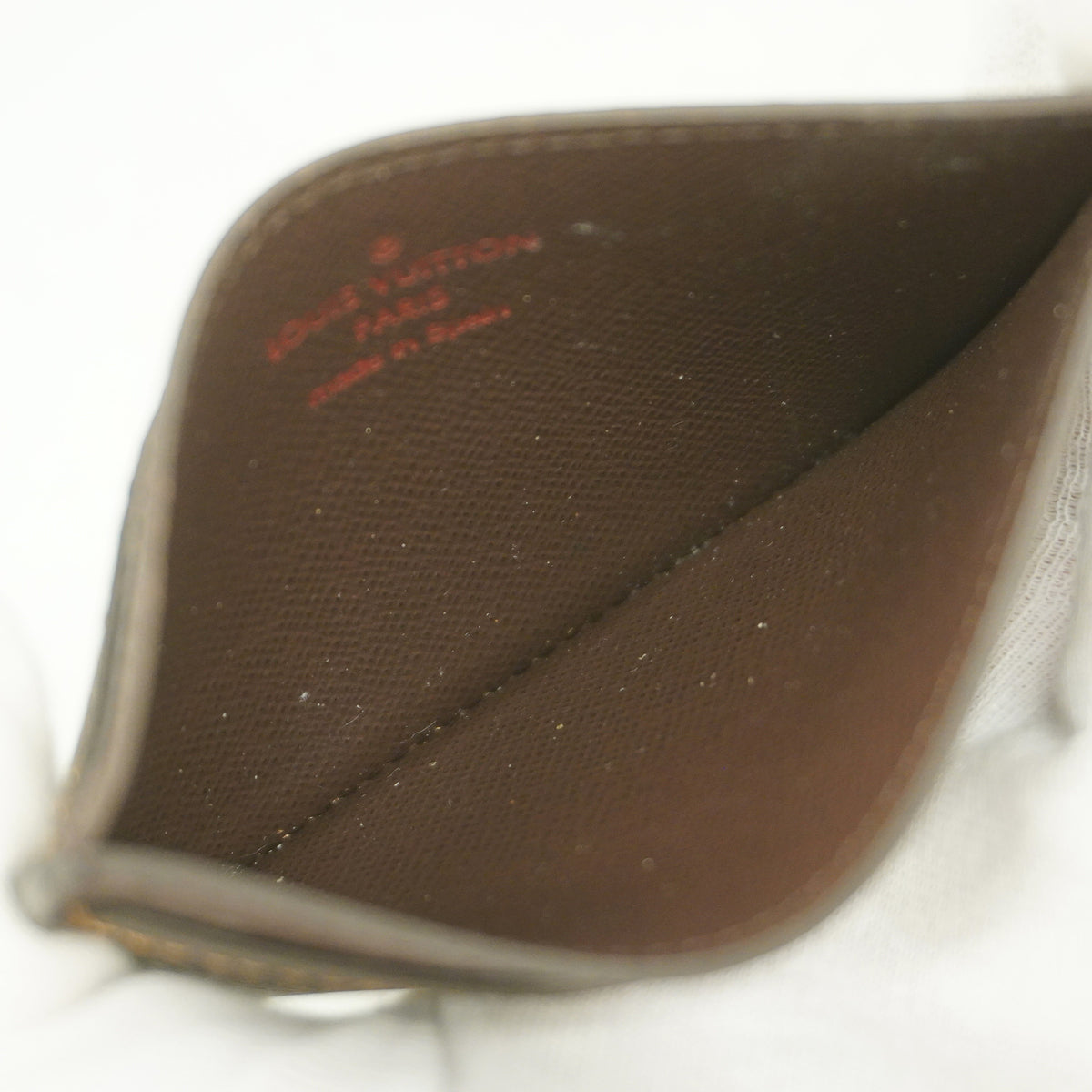 【6kb1820】ルイヴィトン カードケース ダミエ ポルトカルトサーンプル N61722 エベヌ【中古】メンズ レディース ユニセックス