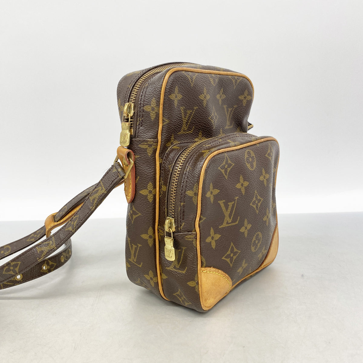 【6kb1846】ルイヴィトン ショルダーバッグ モノグラム アマゾン M45236 ブラウン【中古】レディース
