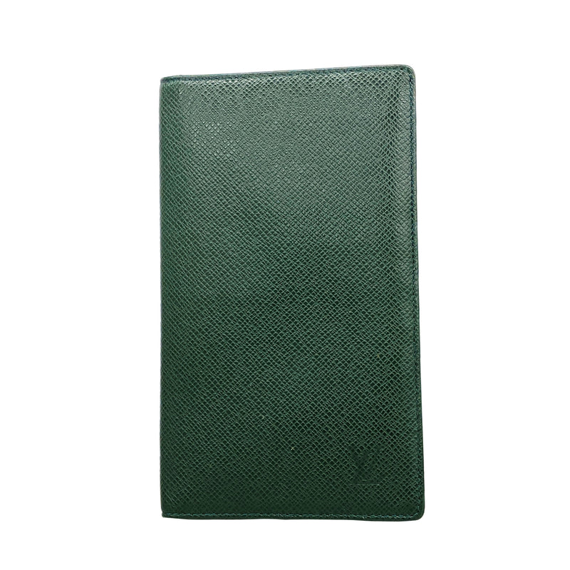 【6kb1849】ルイヴィトン 長札入れ タイガ ポルトシェキエカルトクレディ M30414 エピセア【中古】メンズ