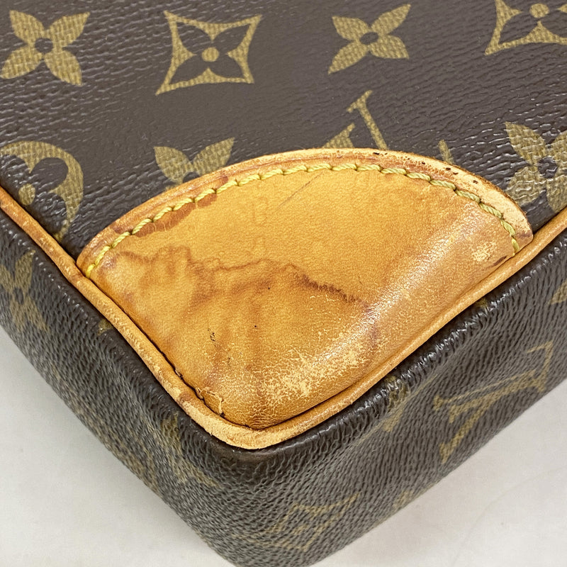 【6kb1854】ルイヴィトン ブリーフケース モノグラム ポルトドキュマンヴォワヤージュ M53361 ブラウン【中古】メンズ