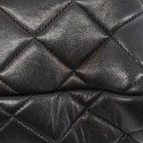 【6kb1866】シャネル リュック・デイパック マトラッセ ラムスキン ブラック ゴールド金具【中古】レディース