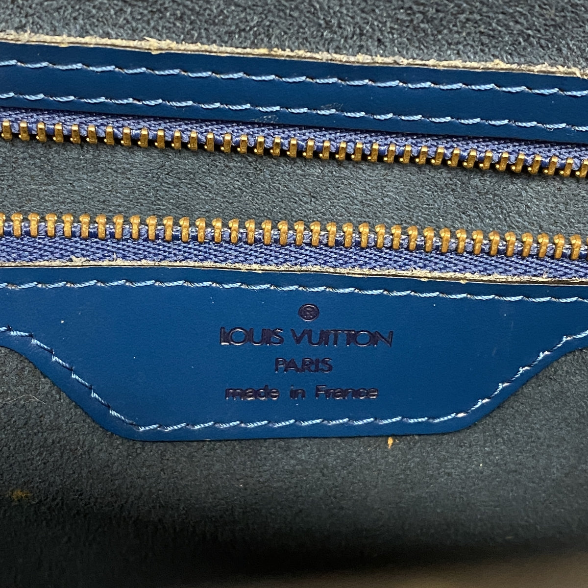 【6kb1880-h】ルイヴィトン ショルダーバッグ エピ サンジャックショッピング M52265 トレドブルー【中古】レディース