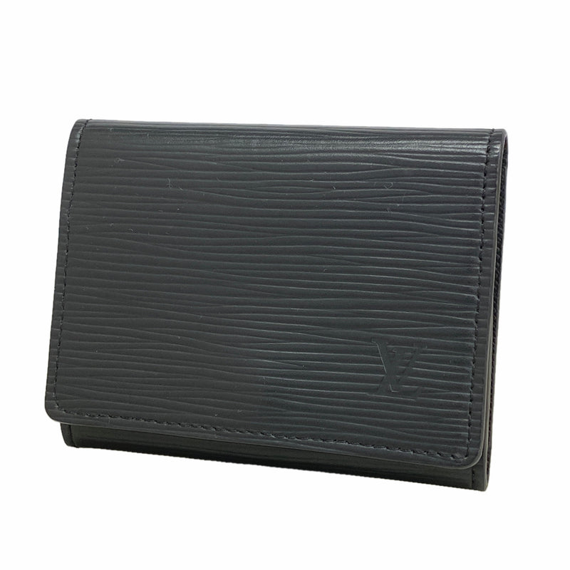 【6kb1891-h】ルイヴィトン 名刺入れ エピ アンヴェロップカルトドゥヴィジットNM M62292 ノワール【中古】メンズ レディース ユニセックス