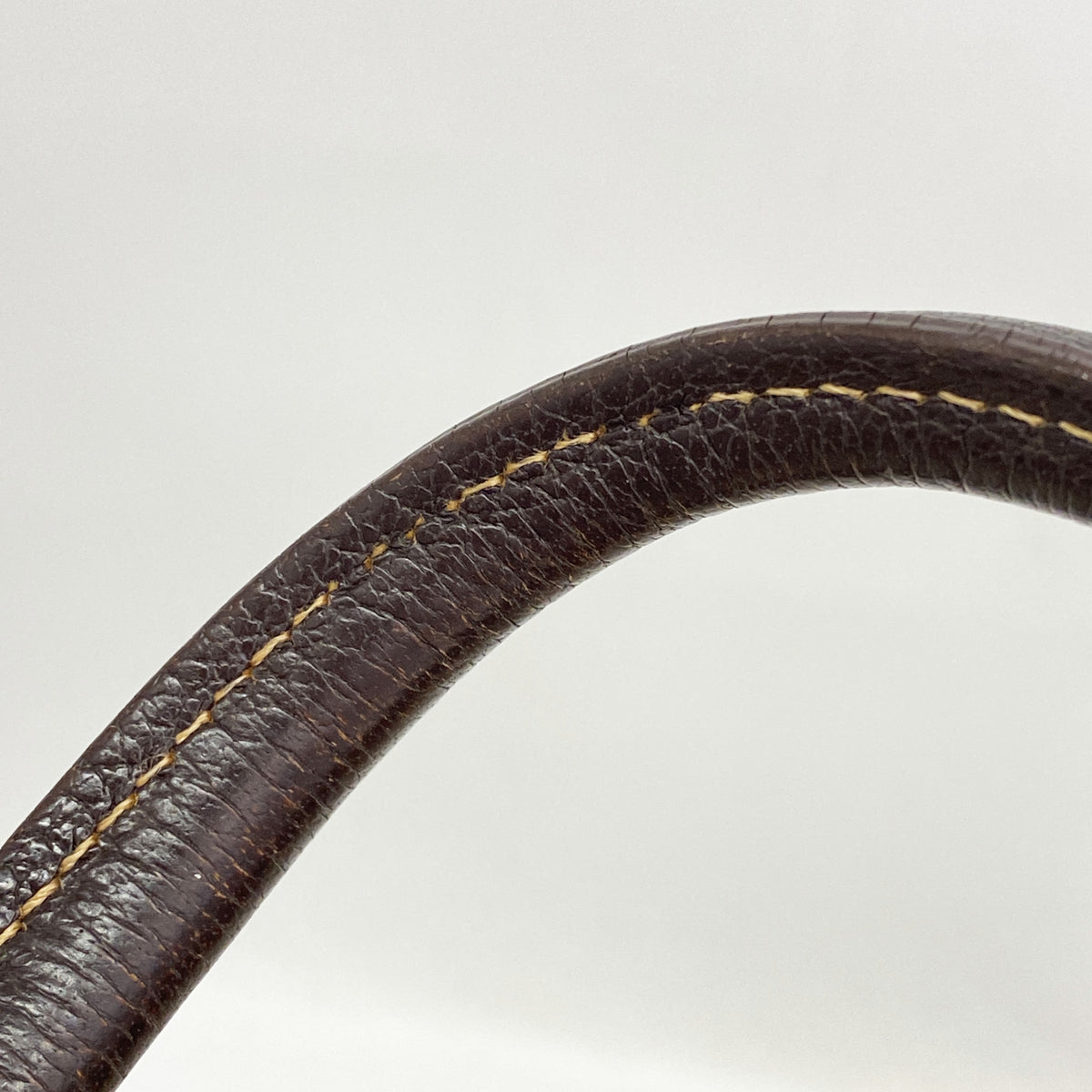 【6kb1894】エルメス トートバッグ ガーデンパーティPM トワルアッシュ ブラウン シルバー金具 □H刻印【中古】レディース