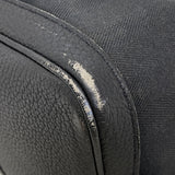 【6kb1904】エルメス トートバッグ ガーデンパーティPM トワルシェブロン ブラック シルバー金具 C刻印【中古】レディース