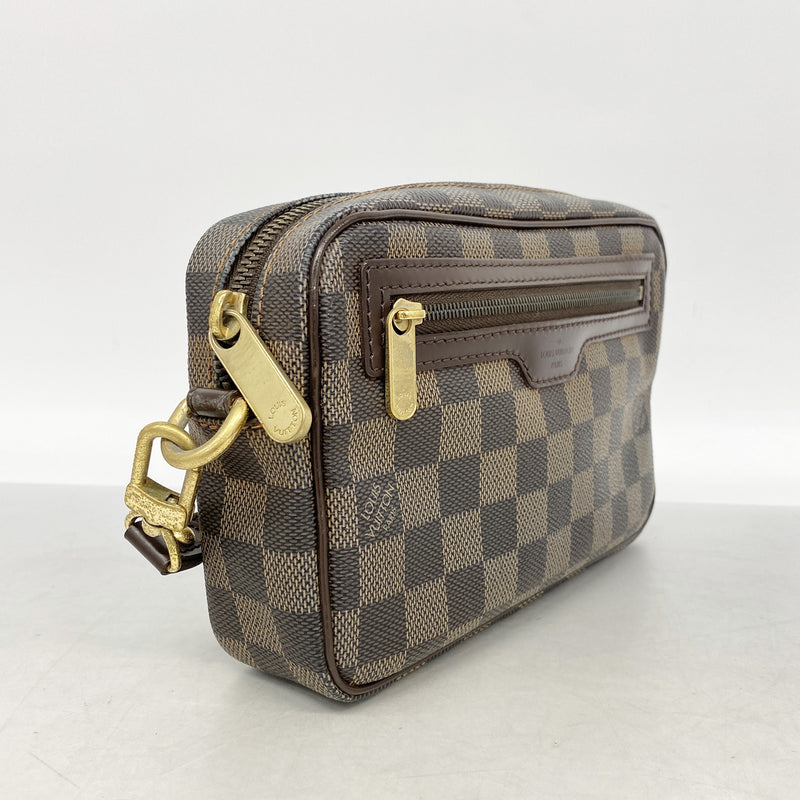 【6kb1910】ルイヴィトン クラッチバッグ ダミエ ポシェットビエマカオ N61739 エベヌ【中古】メンズ レディース ユニセックス