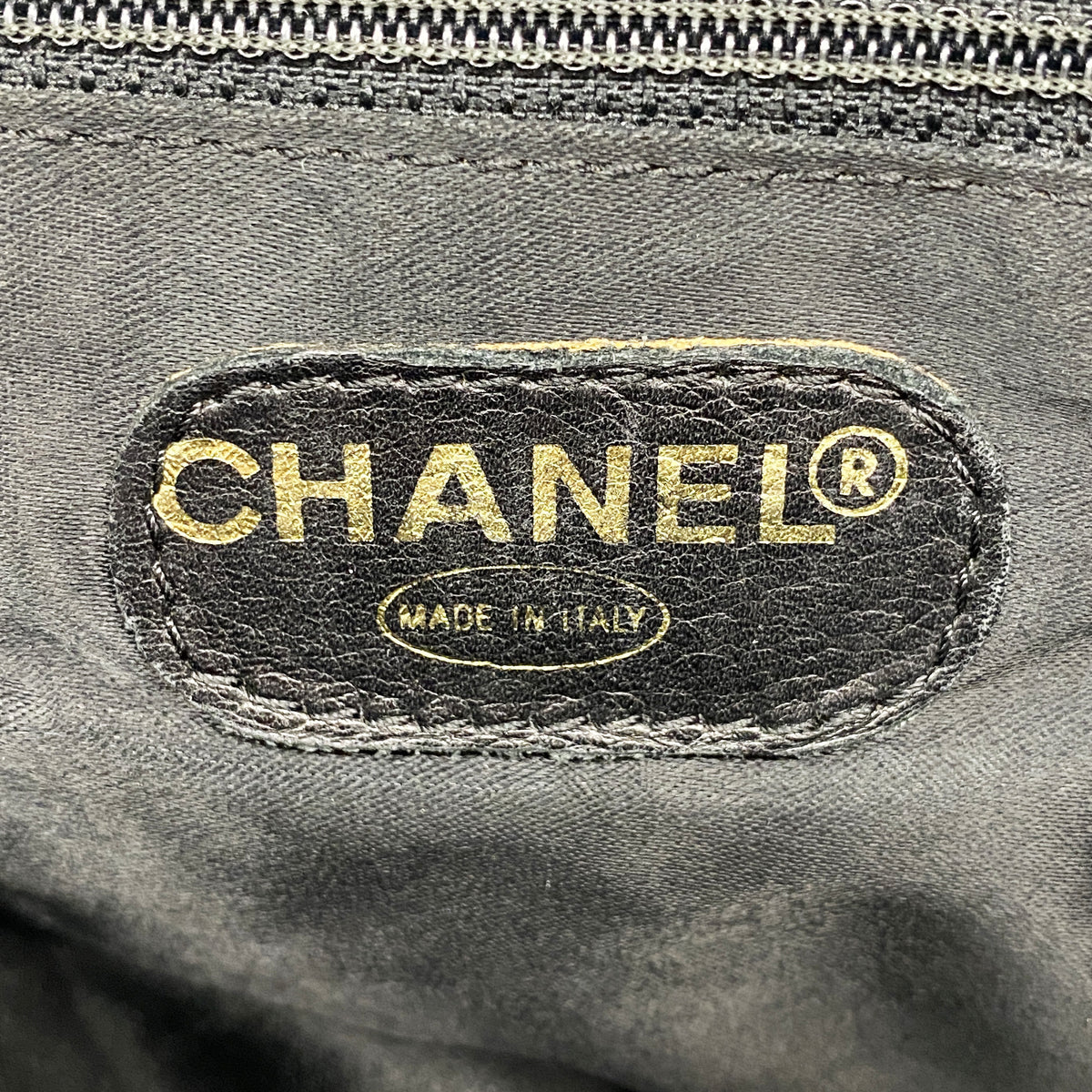 【6kb1911】シャネル ショルダーバッグ ラムスキン ブラック ゴールド金具【中古】レディース