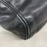 【6kb1911】シャネル ショルダーバッグ ラムスキン ブラック ゴールド金具【中古】レディース