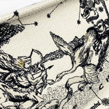 【6kb1919】クリスチャンディオール トートバッグ ブックトート キャンバス アイボリー ブラック【中古】レディース