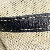 【6kb1922】エルメス トートバッグ ガーデンパーティPM トワルアッシュ ブラック シルバー金具 □G刻印【中古】レディース