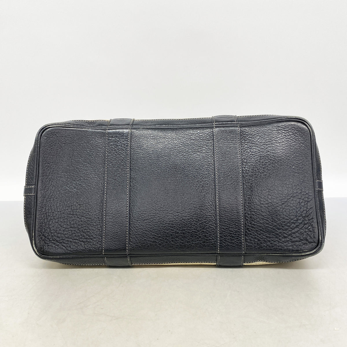 【6kb1922】エルメス トートバッグ ガーデンパーティPM トワルアッシュ ブラック シルバー金具 □G刻印【中古】レディース