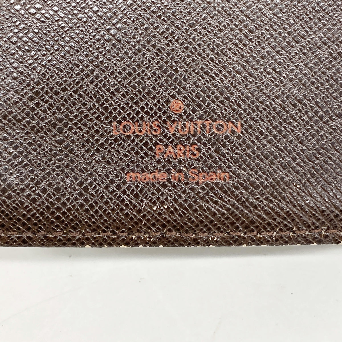 【6kb1932】ルイヴィトン 手帳カバー ダミエ アジェンダPM R20700 エベヌ【中古】メンズ レディース ユニセックス