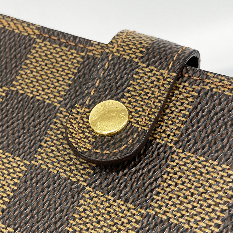 【6kb1932】ルイヴィトン 手帳カバー ダミエ アジェンダPM R20700 エベヌ【中古】メンズ レディース ユニセックス
