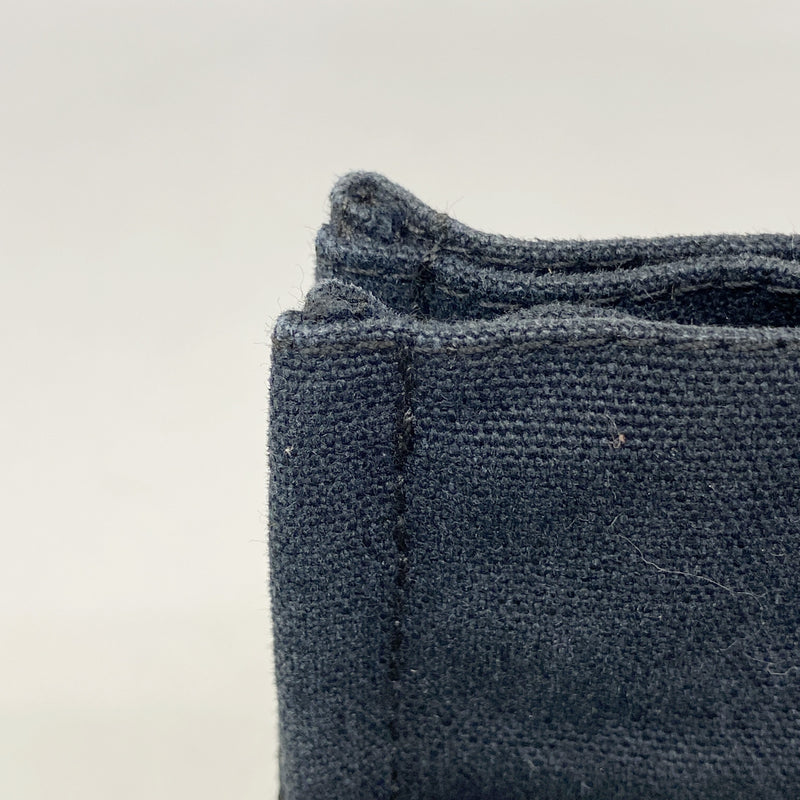 【6kb1933】エルメス トートバッグ フールトゥPM キャンバス ブラック シルバー金具【中古】レディース