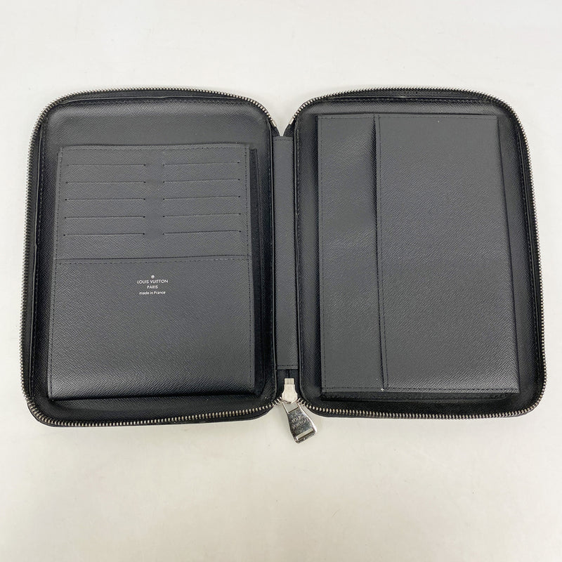 【6kb1957-h】ルイヴィトン iPadケース モノグラム・エクリプス iPadカバーボックス M61870 ブラック【中古】メンズ
