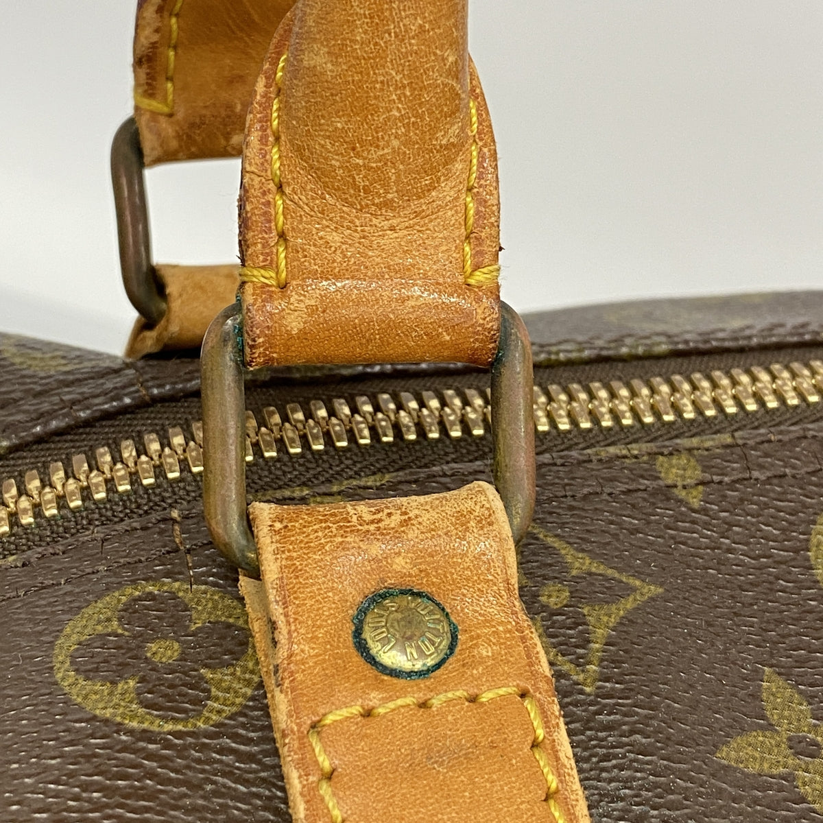 【6kc2588】ルイヴィトン ボストンバッグ モノグラム キーポル45 M41428 ブラウン【中古】メンズ レディース ユニセックス