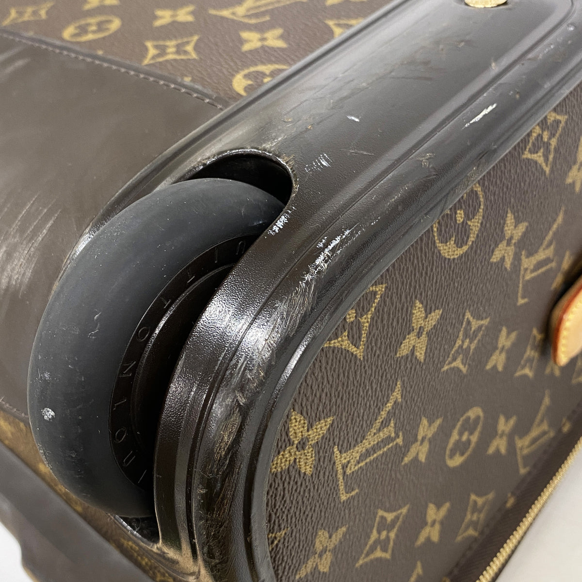 【6kc1959】ルイヴィトン キャリーバッグ モノグラム ぺガス55ビジネス M23297 ブラウン【中古】メンズ レディース ユニセックス