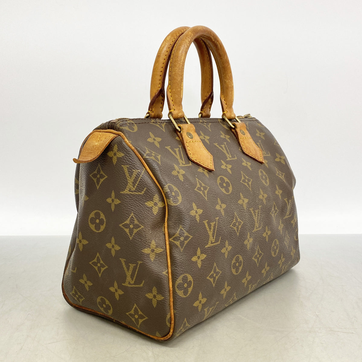 【6kc1960】ルイヴィトン ハンドバッグ モノグラム スピーディ25 M41109 ブラウン【中古】レディース