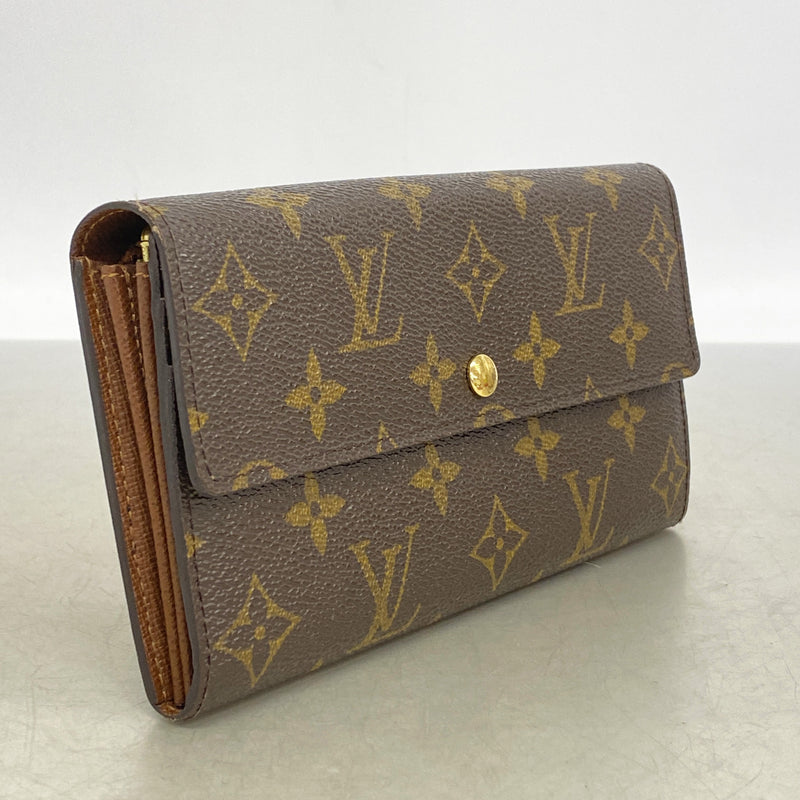 【6kc1967】ルイヴィトン 長財布 モノグラム ポルトフォイユサラ M61734 ブラウン【中古】レディース