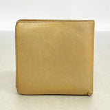【6kc1969】シャネル 財布 ココボタン レザー ベージュ シルバー金具【中古】レディース