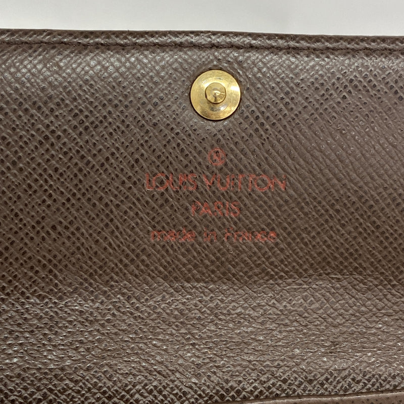 【6kc1979】ルイヴィトン キーケース ダミエ ミュルティクレ4 N62631 エベヌ【中古】レディース