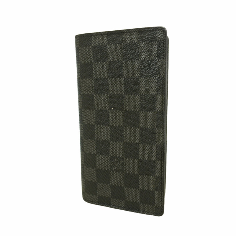 【6kc1987】ルイヴィトン 長財布 ダミエ・グラフィット ポルトフォイユブラザ N62665 ブラック グレー【中古】メンズ