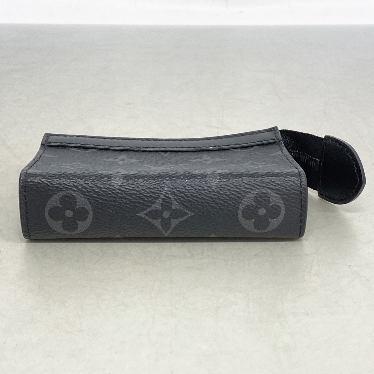 【6kc1994】ルイヴィトン コインケース モノグラム・エクリプス ポシェットクレヴォワヤージュ M82776 ブラック【中古】メンズ
