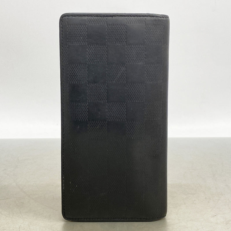 【6kc1995】ルイヴィトン 長財布 ダミエ・アンフィニ ポルトフォイユブラザ N63010 オニキス【中古】メンズ