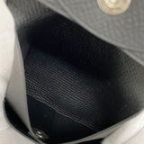 【6kc2010】エルメス コインケース バスティア ヴォーエプソン ブラック シルバー金具 Y刻印【中古】メンズ レディース ユニセックス