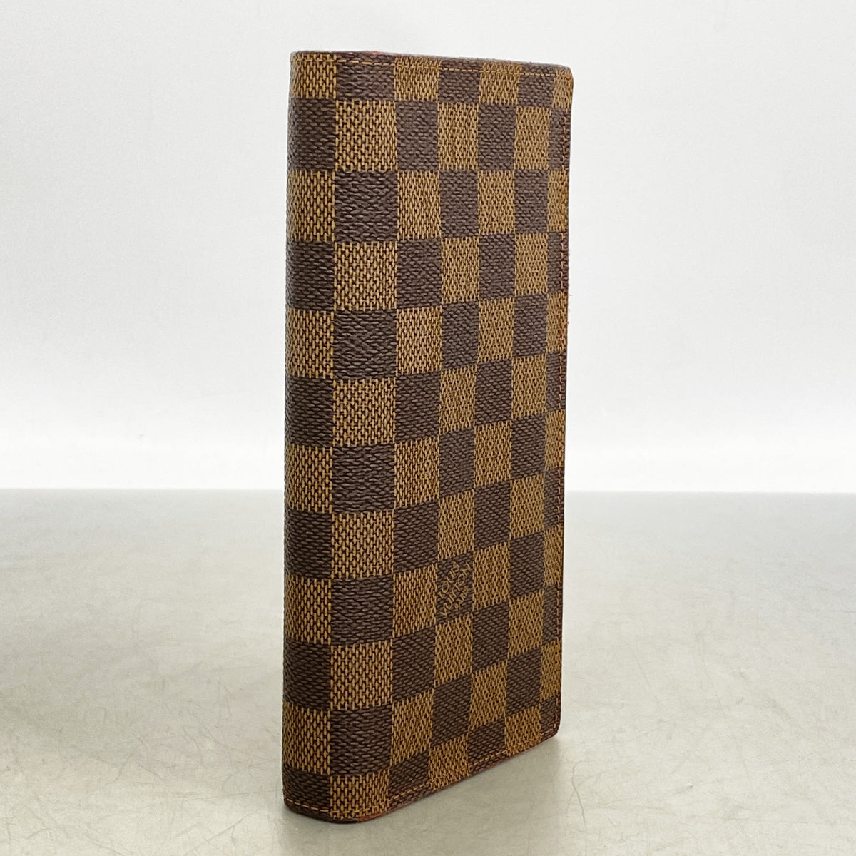 【6kc2016】ルイヴィトン 長財布 ダミエ ポルトフォイユブラザ N60017 エベヌ【中古】メンズ