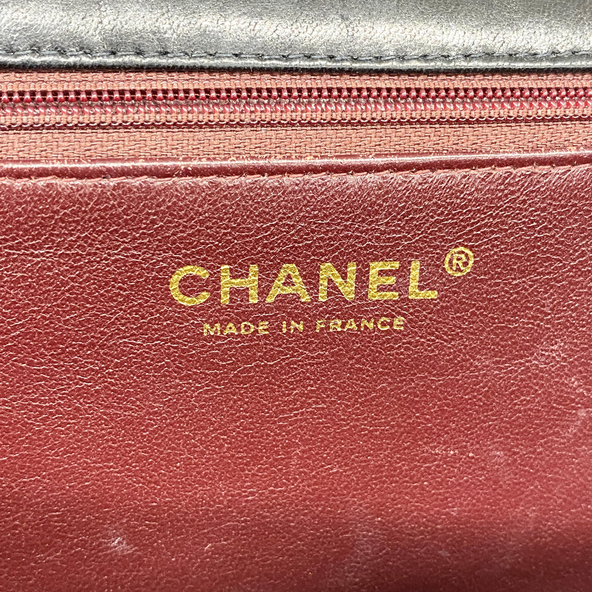 【6kc2017】シャネル ショルダーバッグ マトラッセ チェーンショルダー ラムスキン ブラック ゴールド金具【中古】レディース