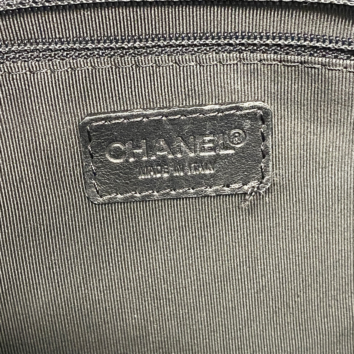 【6kc2019】シャネル ハンドバッグ ワイルドステッチ レザー ブラック ゴールド金具【中古】レディース