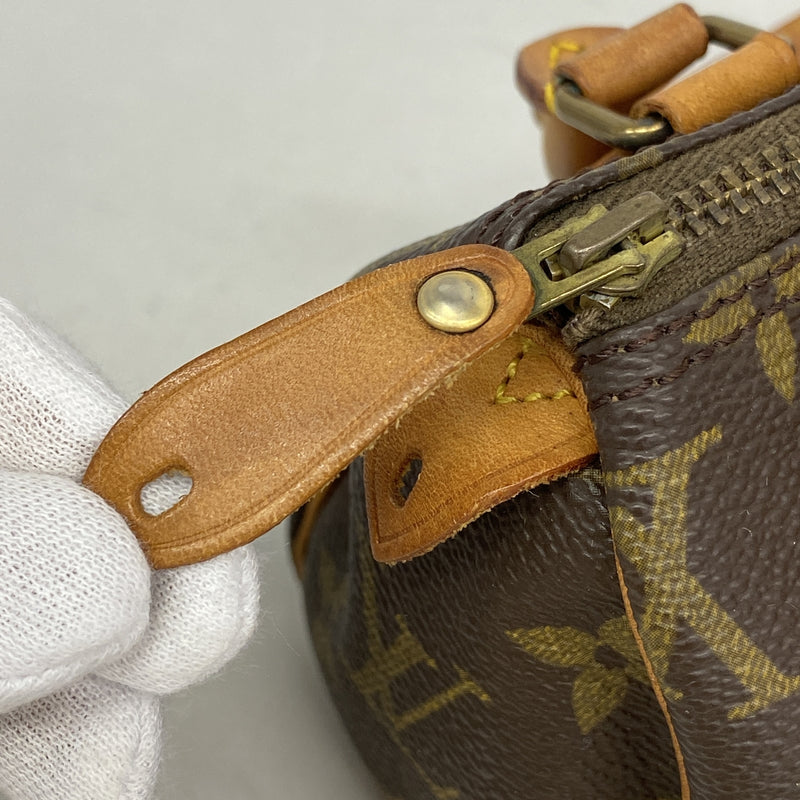 【6kc2028】ルイヴィトン ハンドバッグ モノグラム ミニスピーディ M41534 ブラウン【中古】レディース