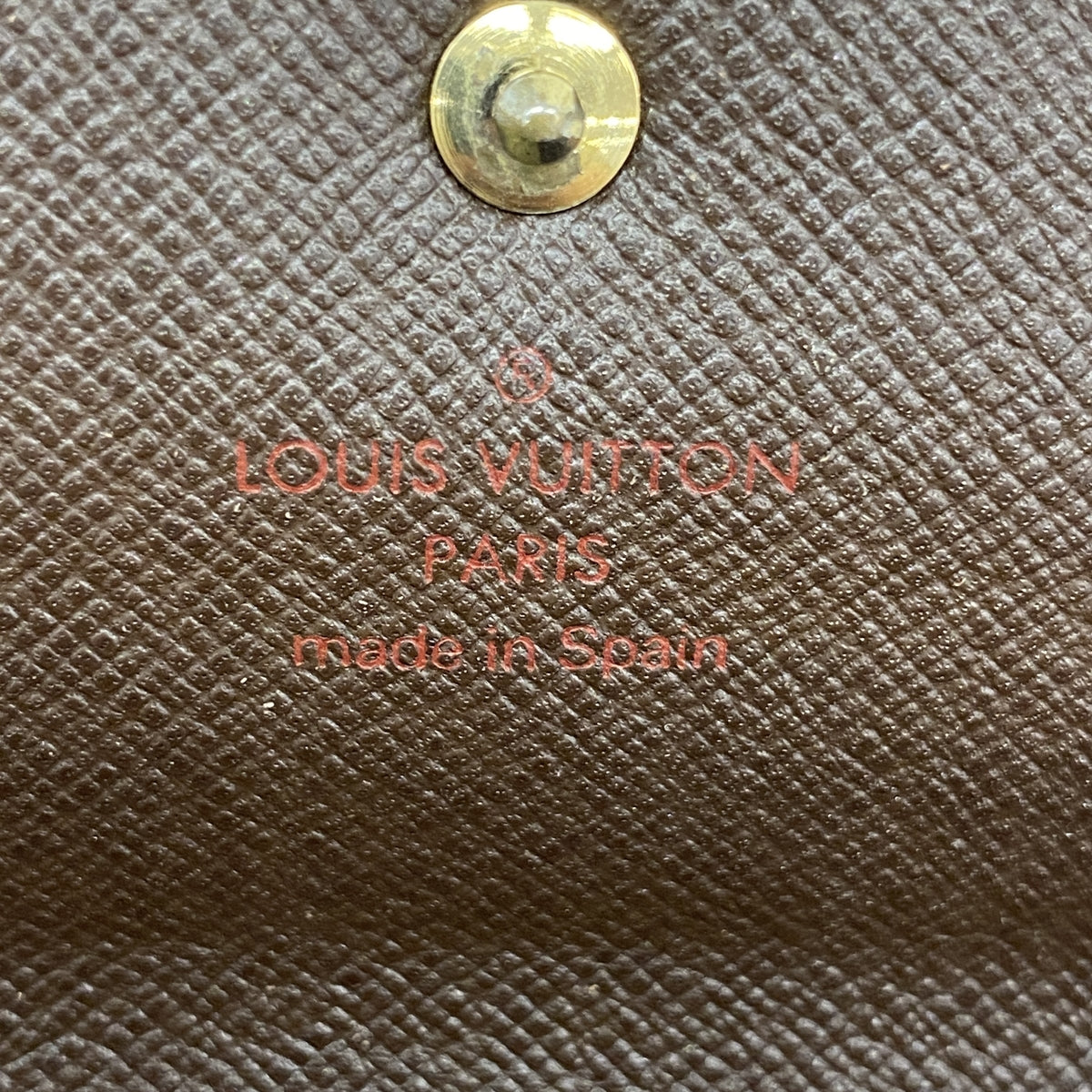 【6kc2030】ルイヴィトン 長財布 ダミエ ポシェットポルトモネクレディ N61725 エベヌ【中古】レディース