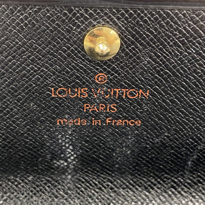 【6kc2036】ルイヴィトン 長財布 エピ ポシェットポルトモネクレディ M63572 ノワール【中古】レディース